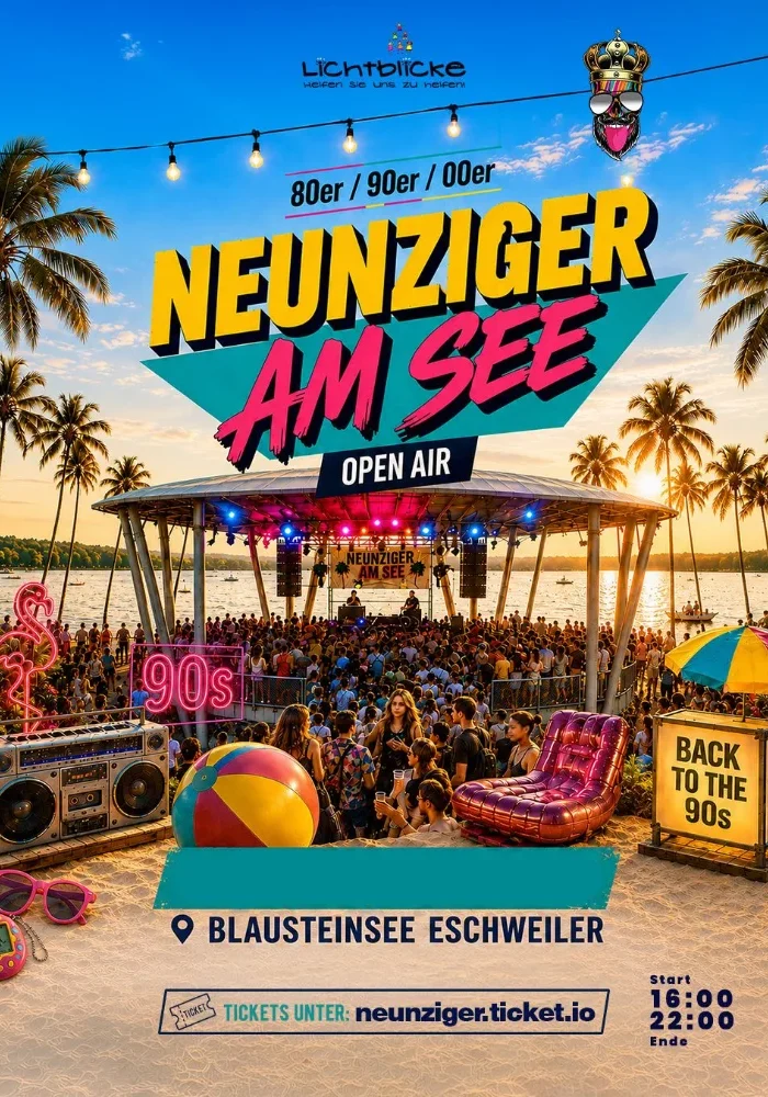 Neunziger am See Plakat