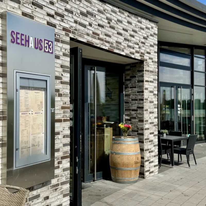 Eingang zum Seehaus 53