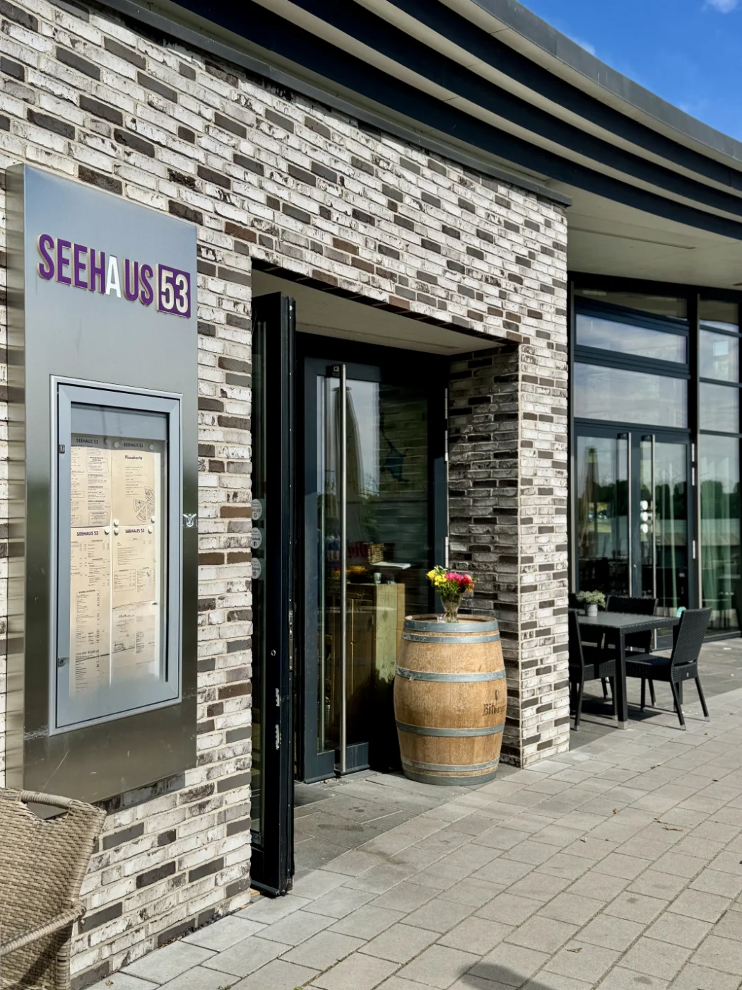 Eingang zum Seehaus 53
