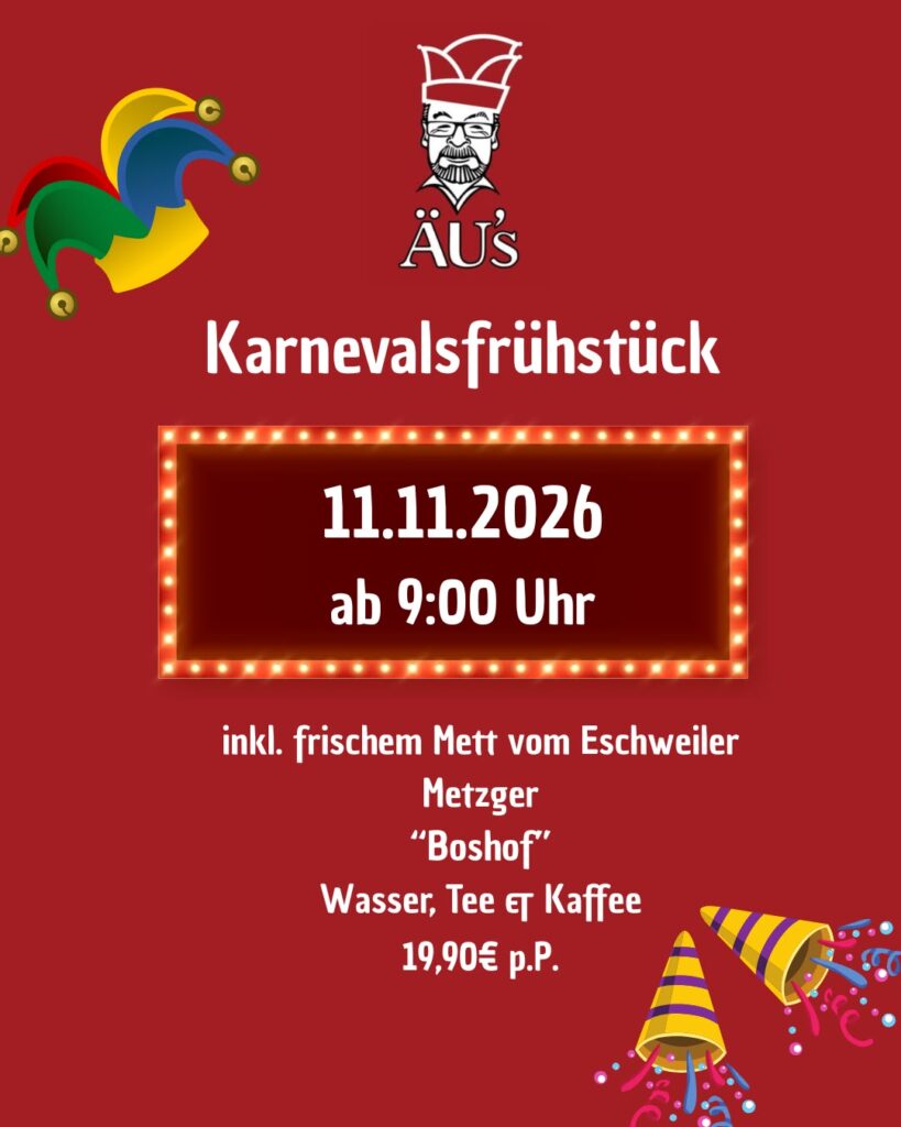 Karnevalsfrühstück