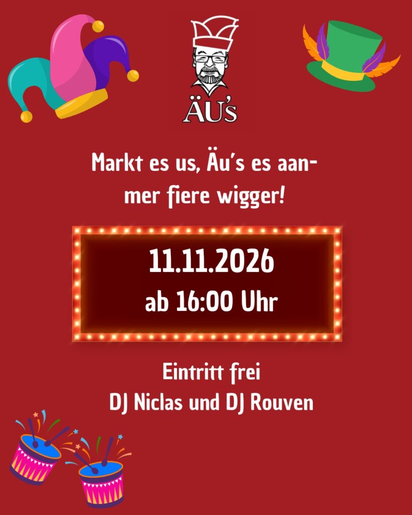 Feier am 11.11.